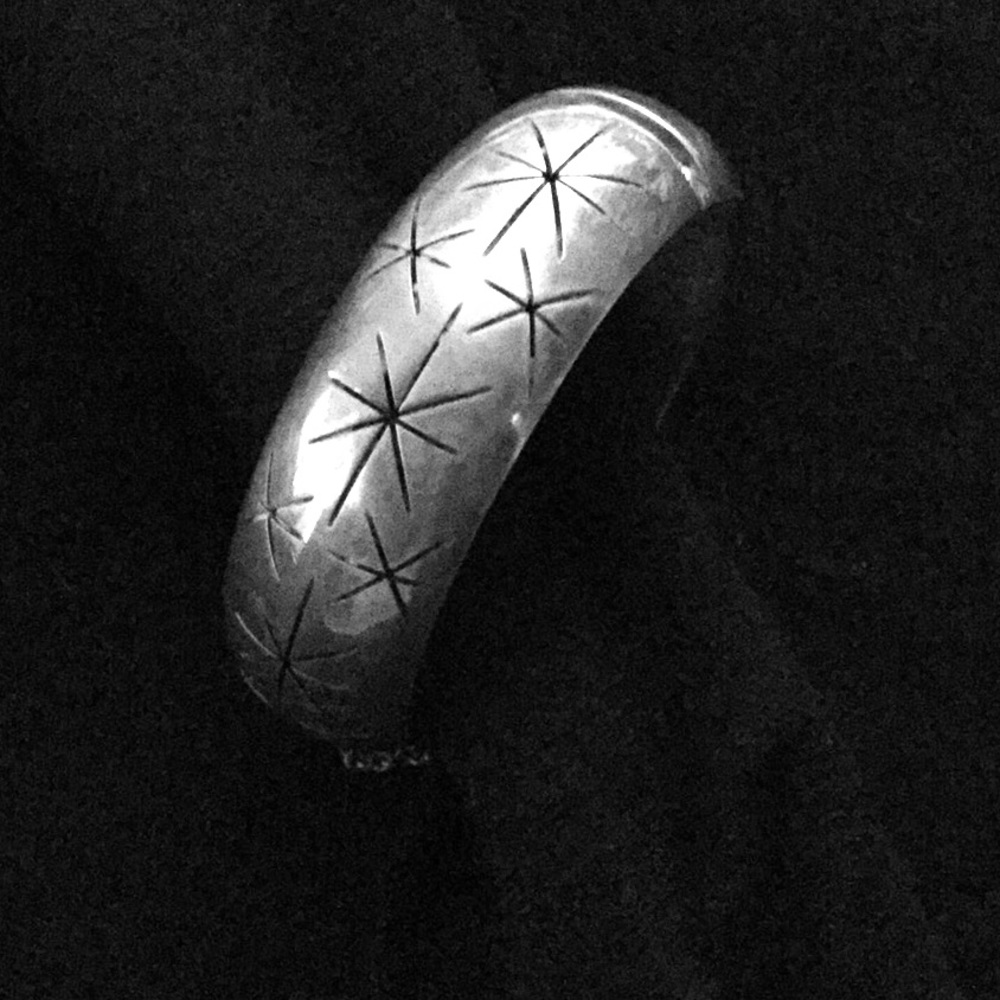 Sterling Silver Cuff with Stars
